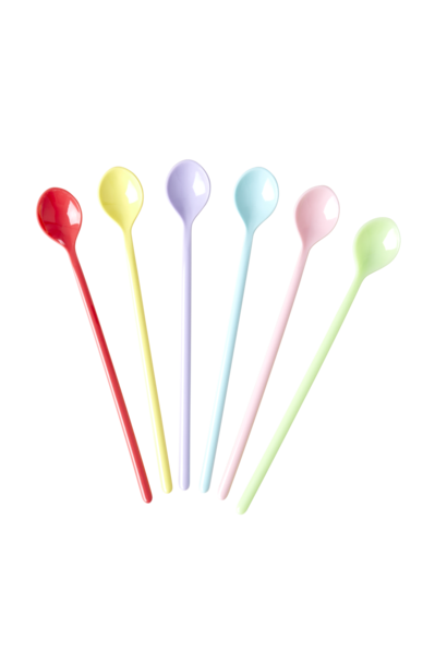 Melamine lange lepels ass YIPPIE YIPPIE YEAH set/6
