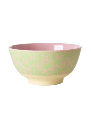 Rice Melamine kom Pink Flower Field