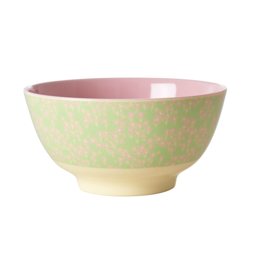 Rice Melamine kom Pink Flower Field