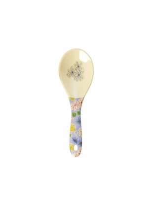Rice Melamine serving spoon YIPPIE YIPPIE YEAH - Flower Painting