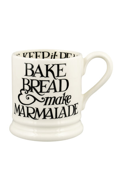 0.5 pt Mug Black Toast Bake Bread