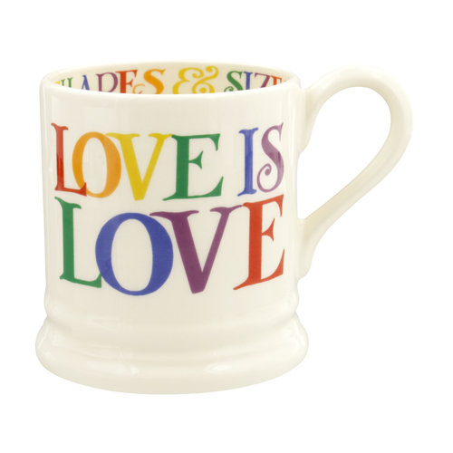Emma Bridgewater 0.5 pt Mug Rainbow Toast Love is Love Emma Bridgewater 0.5 pt Mug Rainbow Toast Love is Love