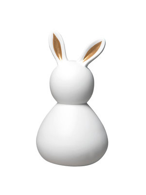 Räder Porcelain Easter Bunny Lady large white-gold