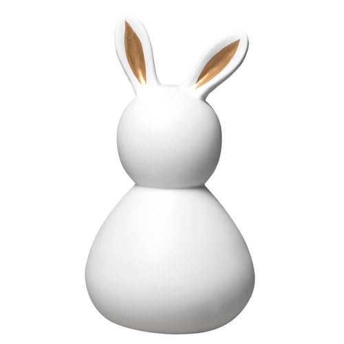 Räder Porzellan Oster Bunny Dame large weiss-gold