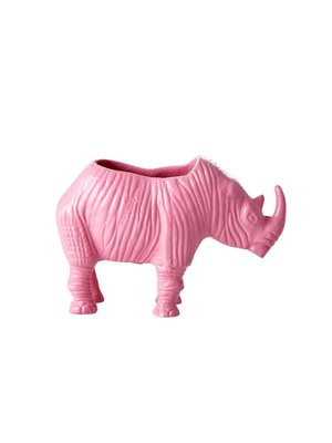 Rice Bloempot metal Rhino Pink small