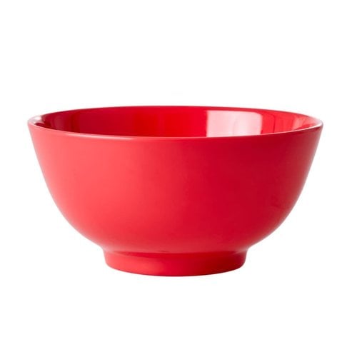 Rice Melamine bowl YIPPIE YIPPIE YEAH red