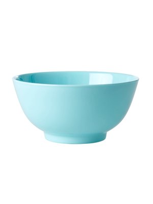 Rice Melamine bowl YIPPIE YIPPIE YEAH soft blue
