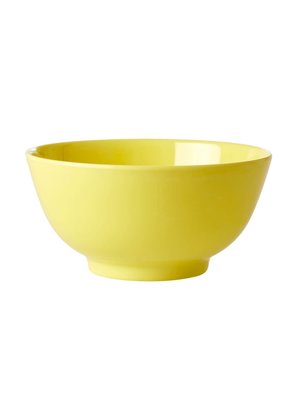 Rice Melamine bowl YIPPIE YIPPIE YEAH yellow