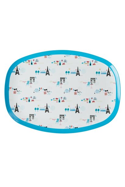 Melamine ovaal bord Paris '22