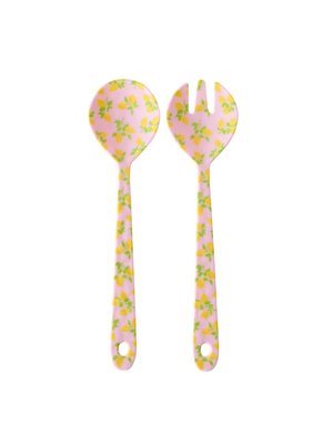 Rice Melamine salad cutlery Wild Flowers