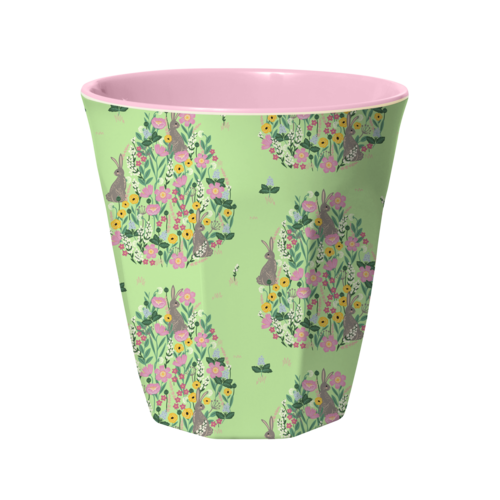 Rice Melamin Tasse Bunny soft green