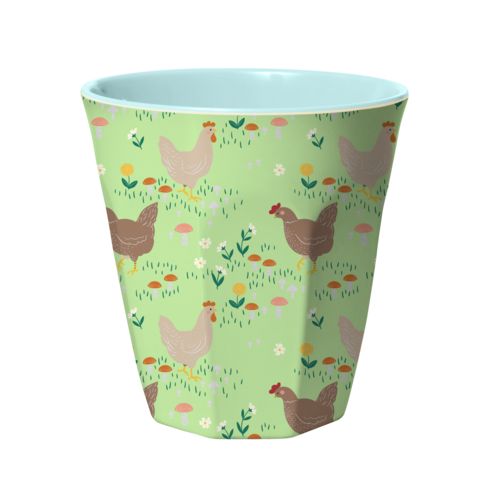 Rice Melamine beker Hen soft green