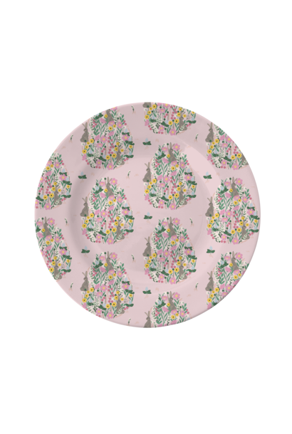 Melamin lunch Teller Bunny soft pink