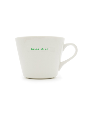 Keith Brymer Jones Bucket Mug bring it on!