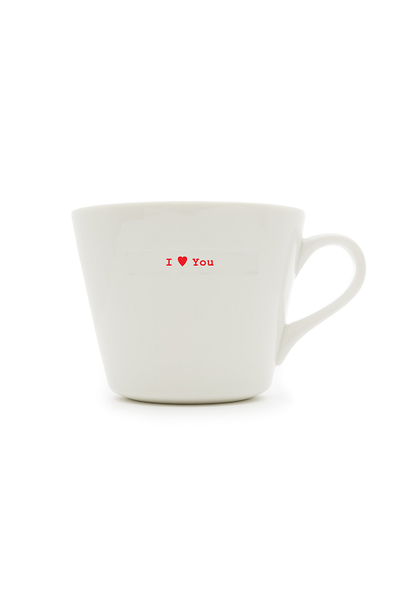 Bucket Mug I heart You