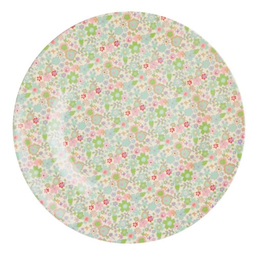 Rice Melamine diner bord Fall Floral Pastel Rice Melamine diner bord Fall Floral Pastel