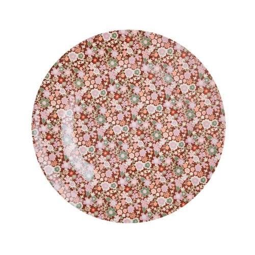Rice Melamine lunch bord Fall Floral brown