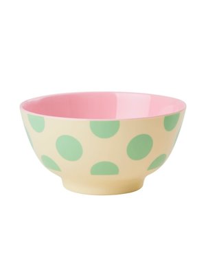 Rice Melamine kom Green Dot