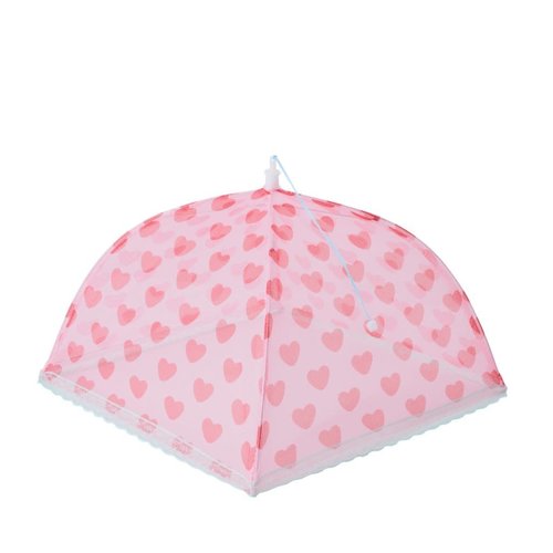 Rice Mesh Food Cover Hearts medium Rice Mesh Food Cover Hearts medium