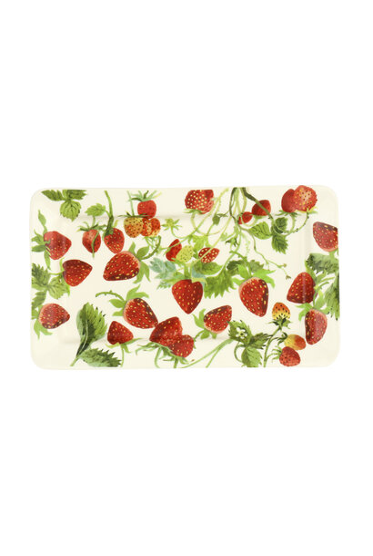 Oblong Plate medium Strawberries