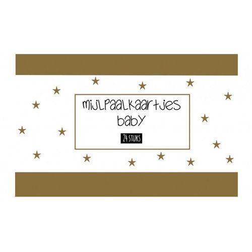 Mailbox Mijlpaalkaartjes baby box/24 Mailbox Mijlpaalkaartjes baby box/24