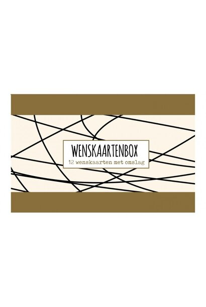 Wenskaarten box/12