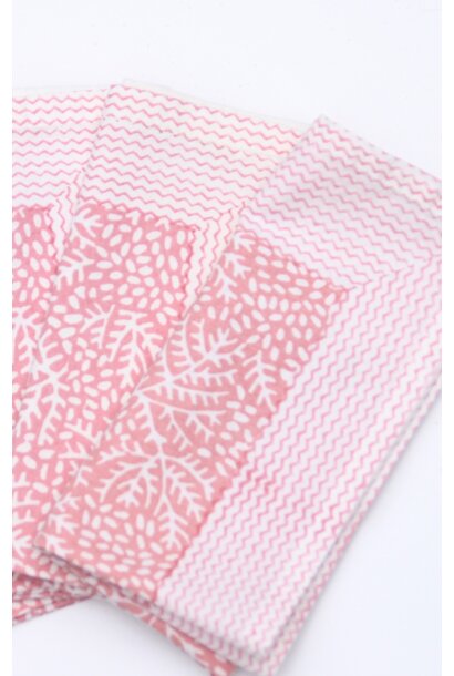 Servet 45x45cm Floral Coral
