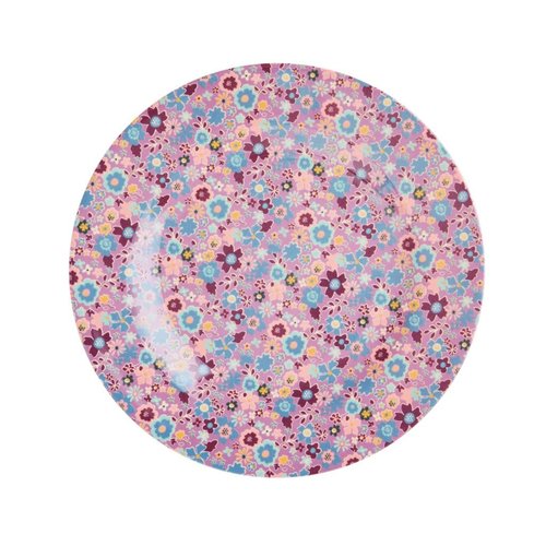 Rice Melamine lunch bord Fall Floral Lavender