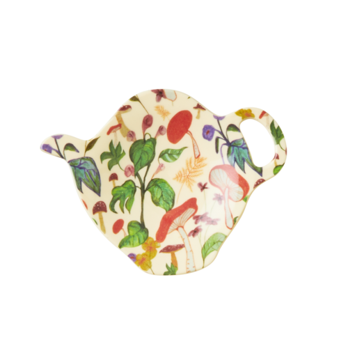 Rice Melamine theetipje Dance Out - Mushroom Rice Melamine theetipje Dance Out - Mushroom