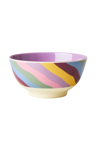 Melamine kom Funky Stripes