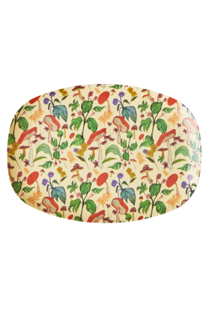 Melamine ovaal bord Mushroom '22