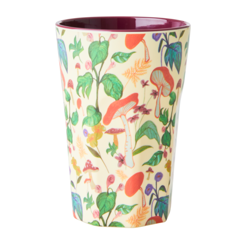 Rice Melamine Tall beker Mushroom '22 Rice Melamine Tall beker Mushroom '22