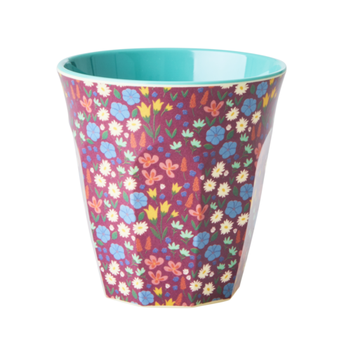 Rice Melamine cup Poppies