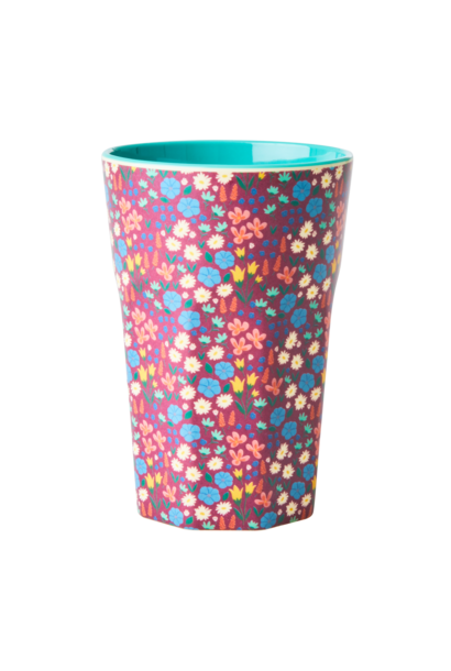Melamine Tall beker Poppies