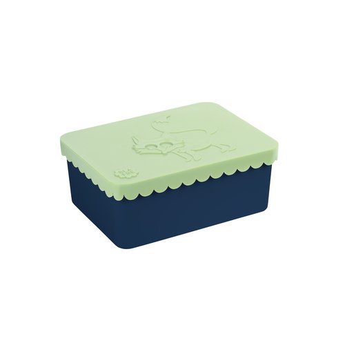 Blafre Lunchbox 1 compartiment Vos light green+navy