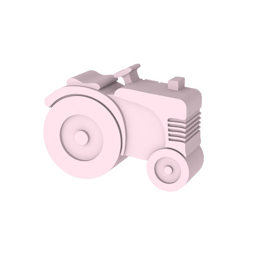 Blafre Lunchbox 2 compartimenten Tractor light pink