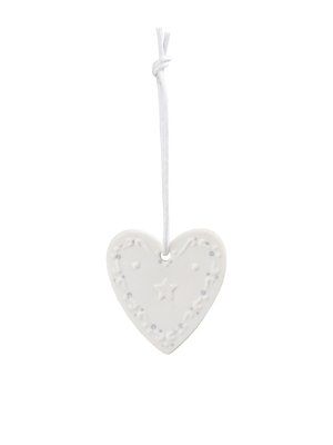Räder Hanger porcelaine Heart shape Star