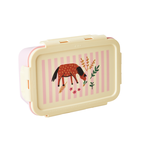Rice Lunchbox with 3 inserts Pink Farm
