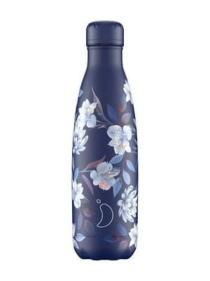 Chilly's Chilly's Bottle 500ml Fleurs Bleues