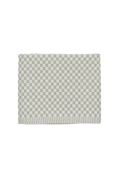 Theedoek Small Check dark green