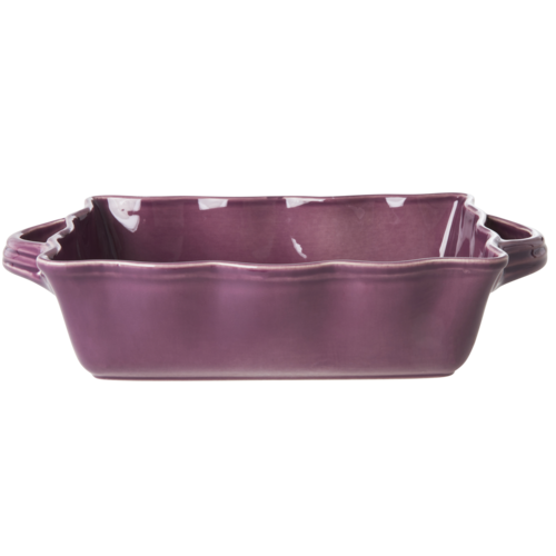 Rice Oven Dish rectangle  large Deep Purple