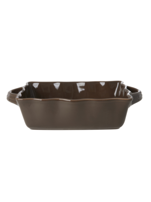 Rice Oven Dish rectangle  medium Chocolate Brown