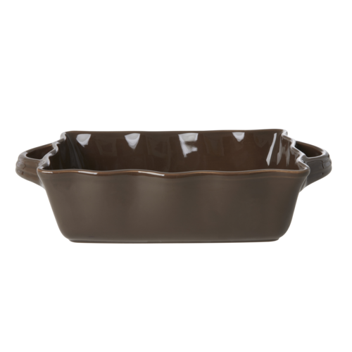 Rice Oven Dish rectangle  medium Chocolate Brown