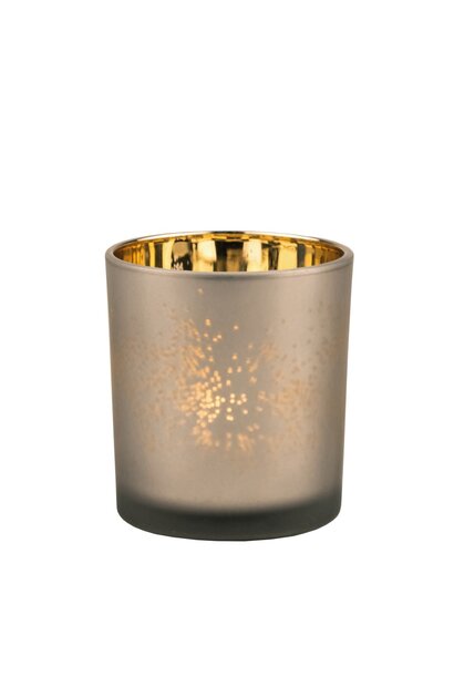 Theelicht houder Glossy light Stardust small