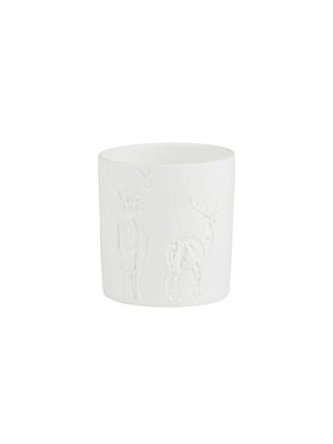 Räder Tea light holder Porcelain light Deer