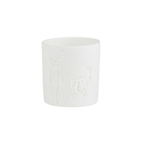 Räder Tea light holder Porcelain light Deer