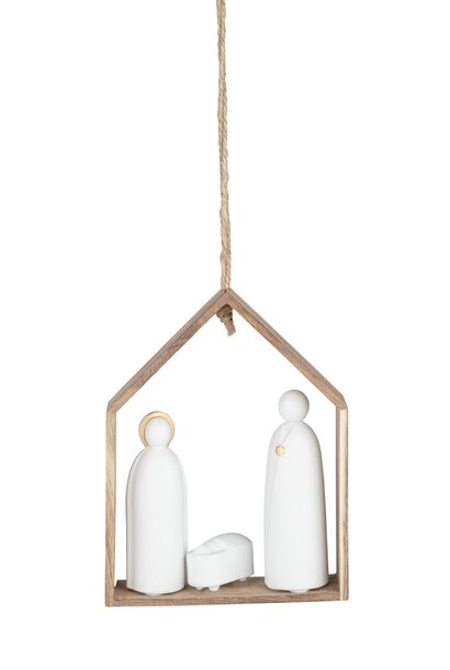 Kerststal hanger