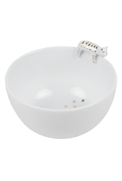Porcelain Tales Kom Cat