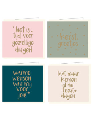 Kelly Marie Xmas Leuke Wensen kaarten 2 box/8