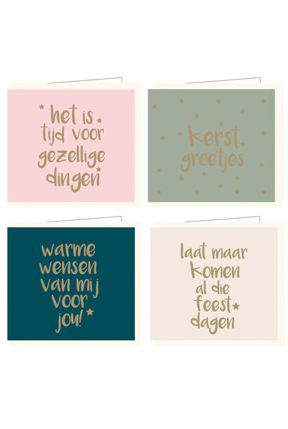 Copy of Xmas Leuke Wensen kaarten 3 box/8